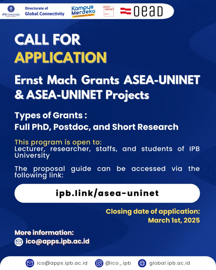 Call all for Applicants ASEA-UNINET Scholarsip