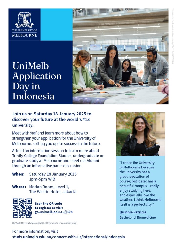 UniMelb Application Day in Indonesia