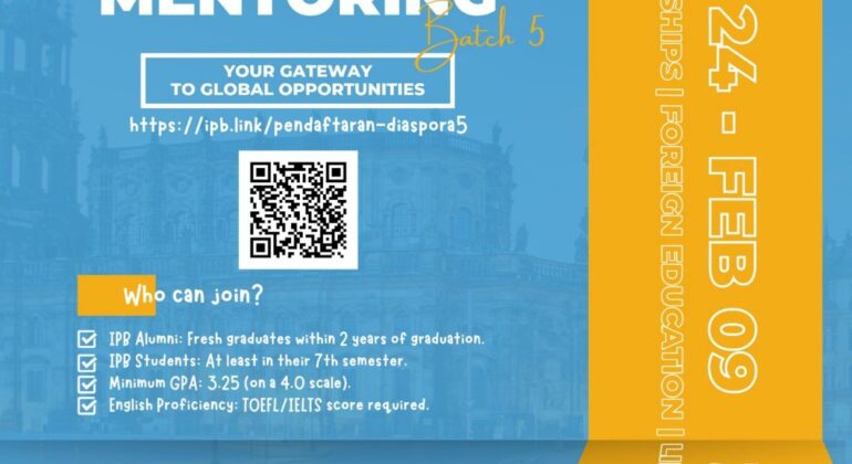Pelaksanaan Program Diaspora Mentoring IPB Batch 5